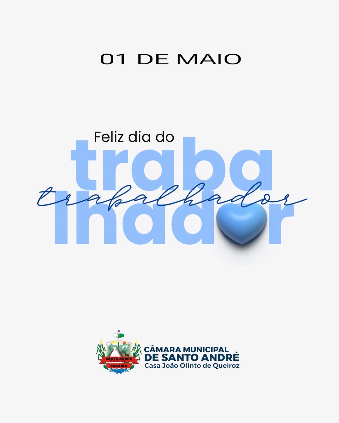 💼 1º de Maio – Dia do Trabalhador