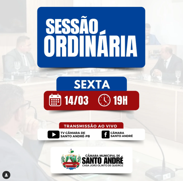 Sessão Ordinária da Câmara de Santo André nesta sexta-feira (14): acompanhe ao vivo