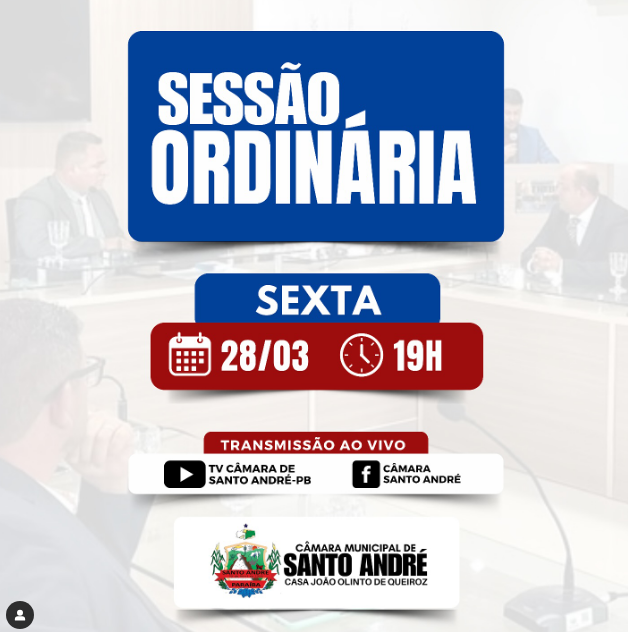 Sessão Ordinária da Câmara de Santo André nesta sexta-feira (28): acompanhe ao vivo