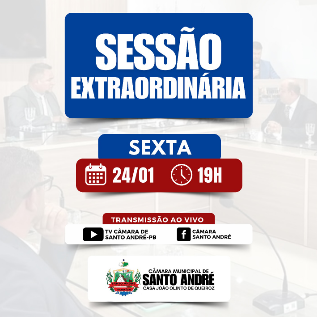 Primeira Sessão Extraordinária de 2025: Acompanhe ao vivo nesta sexta-feira (24) pela TV Câmara