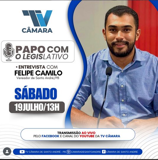 Entrevista Exclusiva: Felipe Camilo no Papo com o Legislativo