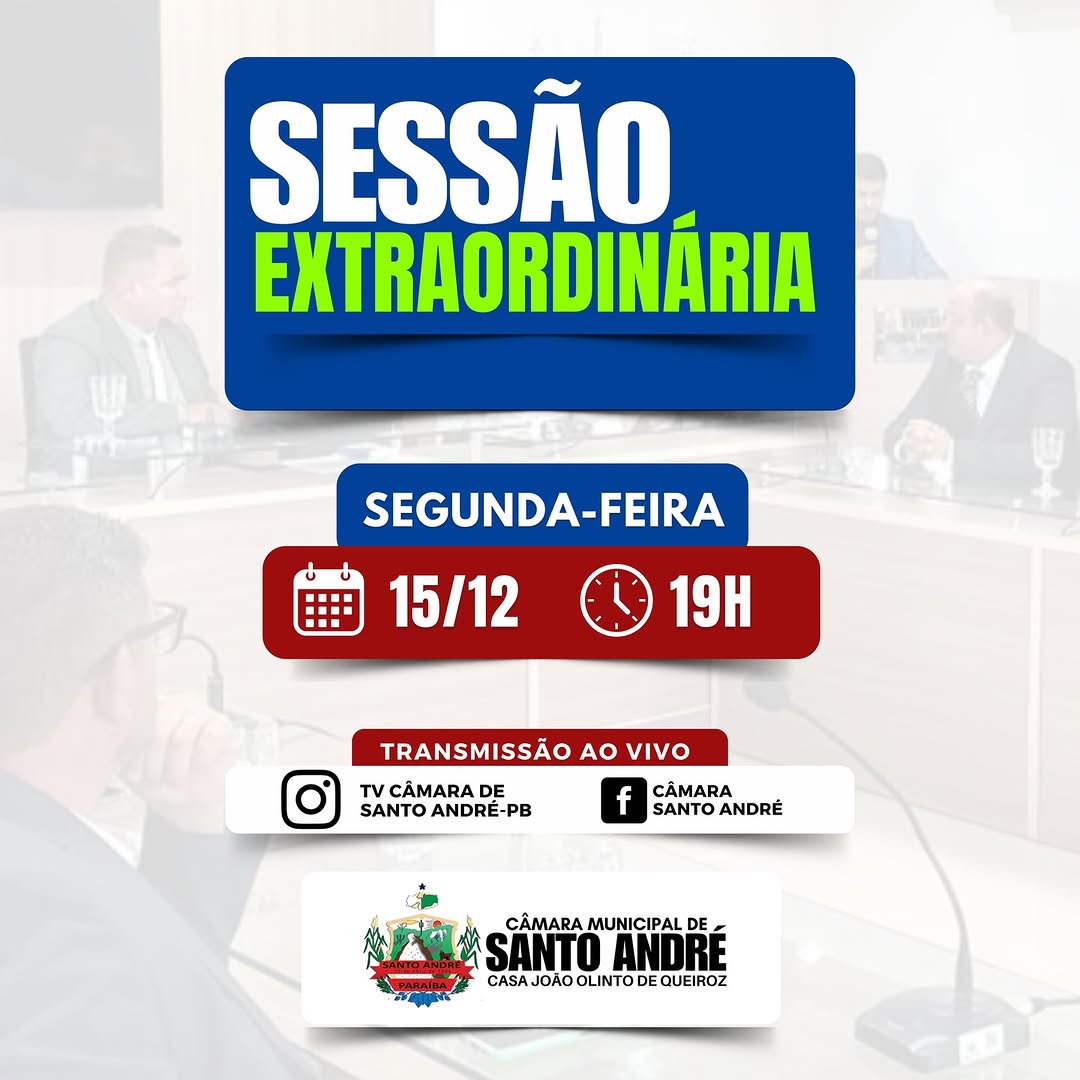 Câmara de Santo André transmite sessão extraordinária ao vivo nesta segunda