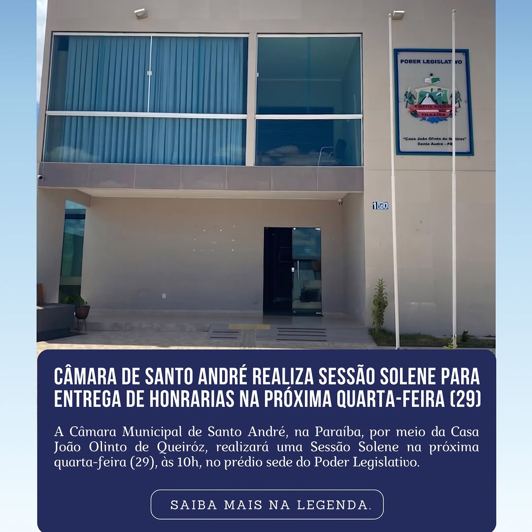 Câmara de Santo André realiza Sessão Solene para homenagear cidadãos
